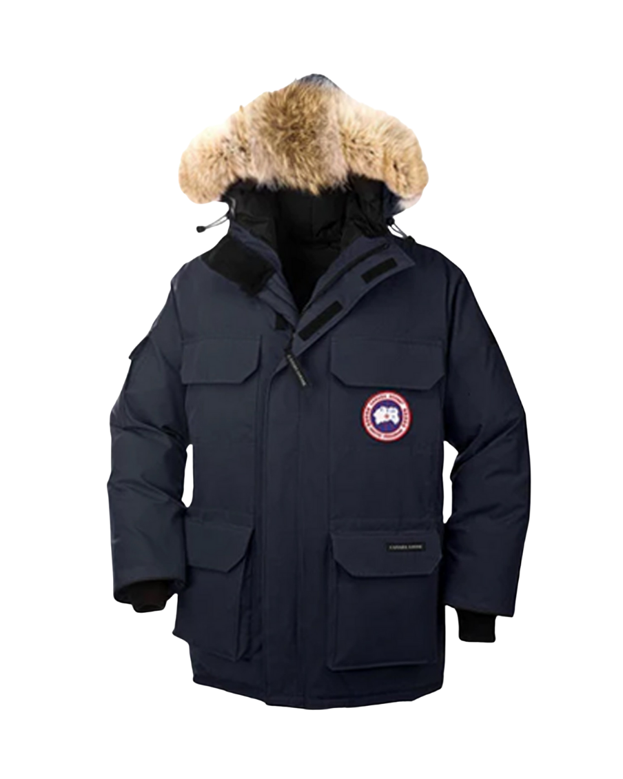 Canada Goose Classic Label Logo Patch  Expedition Parka Navy Blue