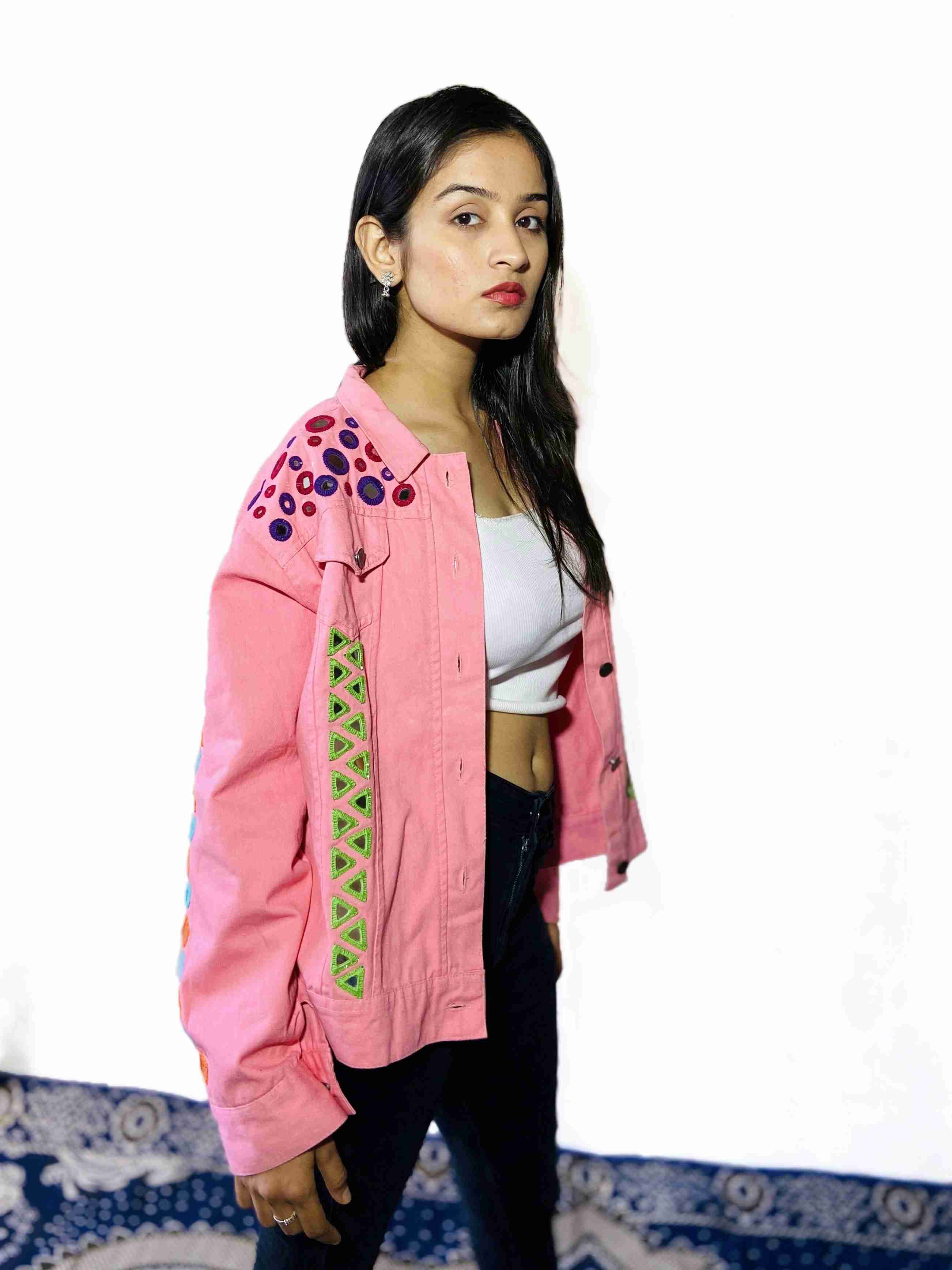 Rangrez Rebellion Mirror Mosaic Jacket