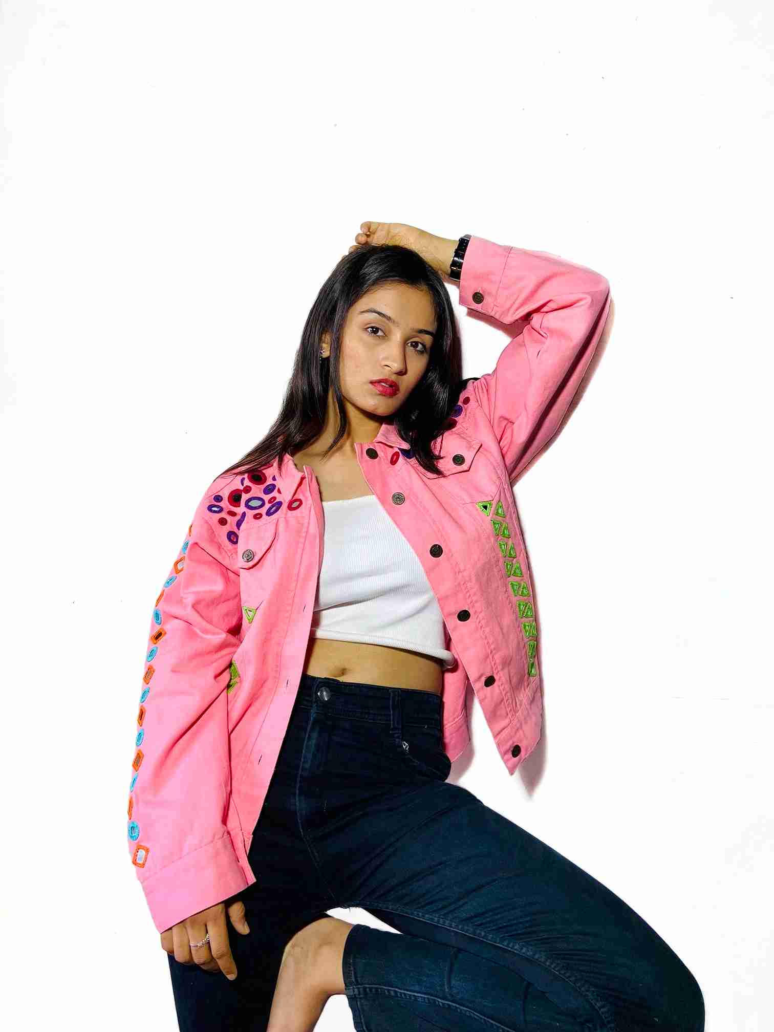 Rangrez Rebellion Mirror Mosaic Jacket