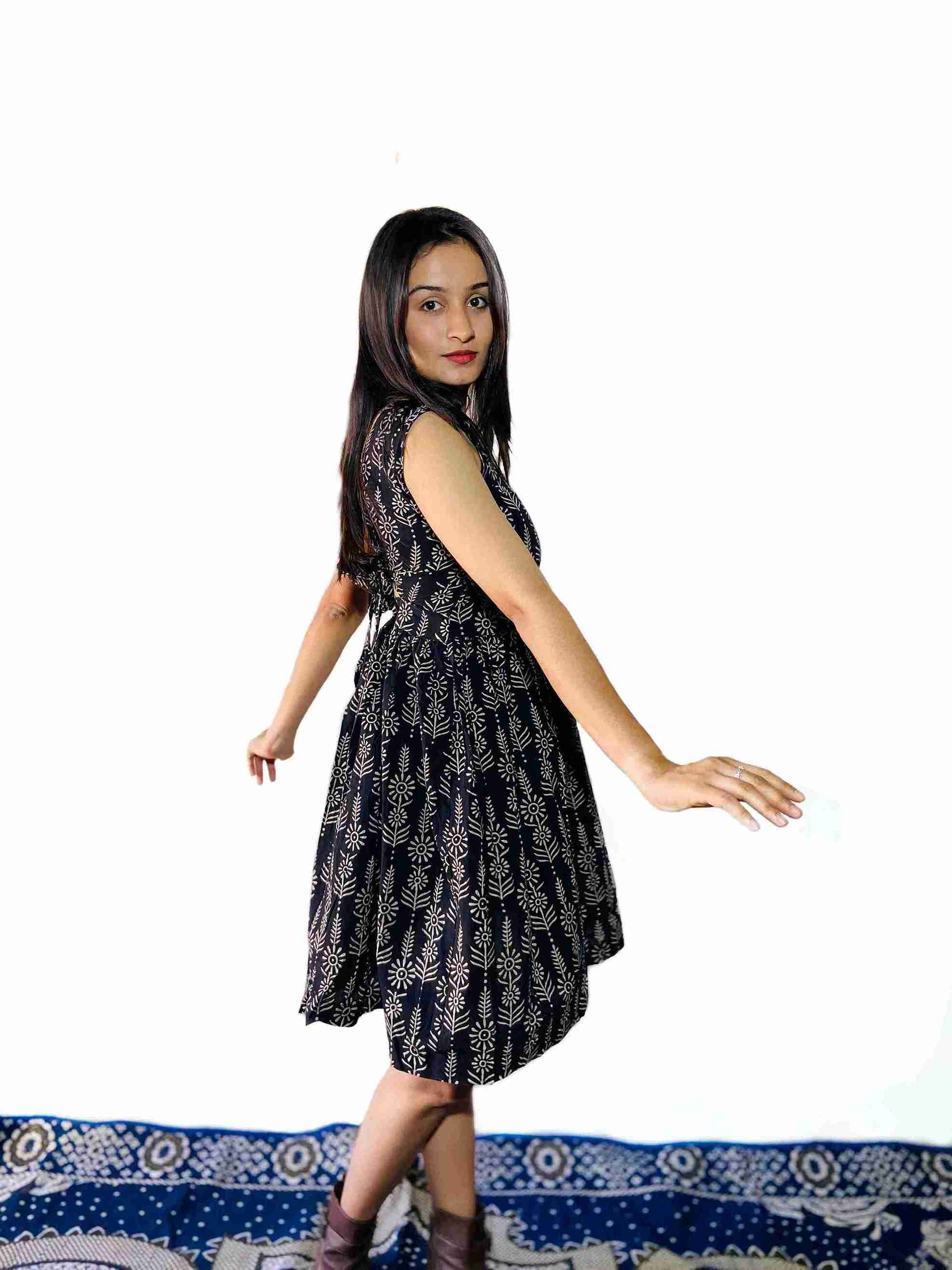 Dusk in Rust Bloom Dress