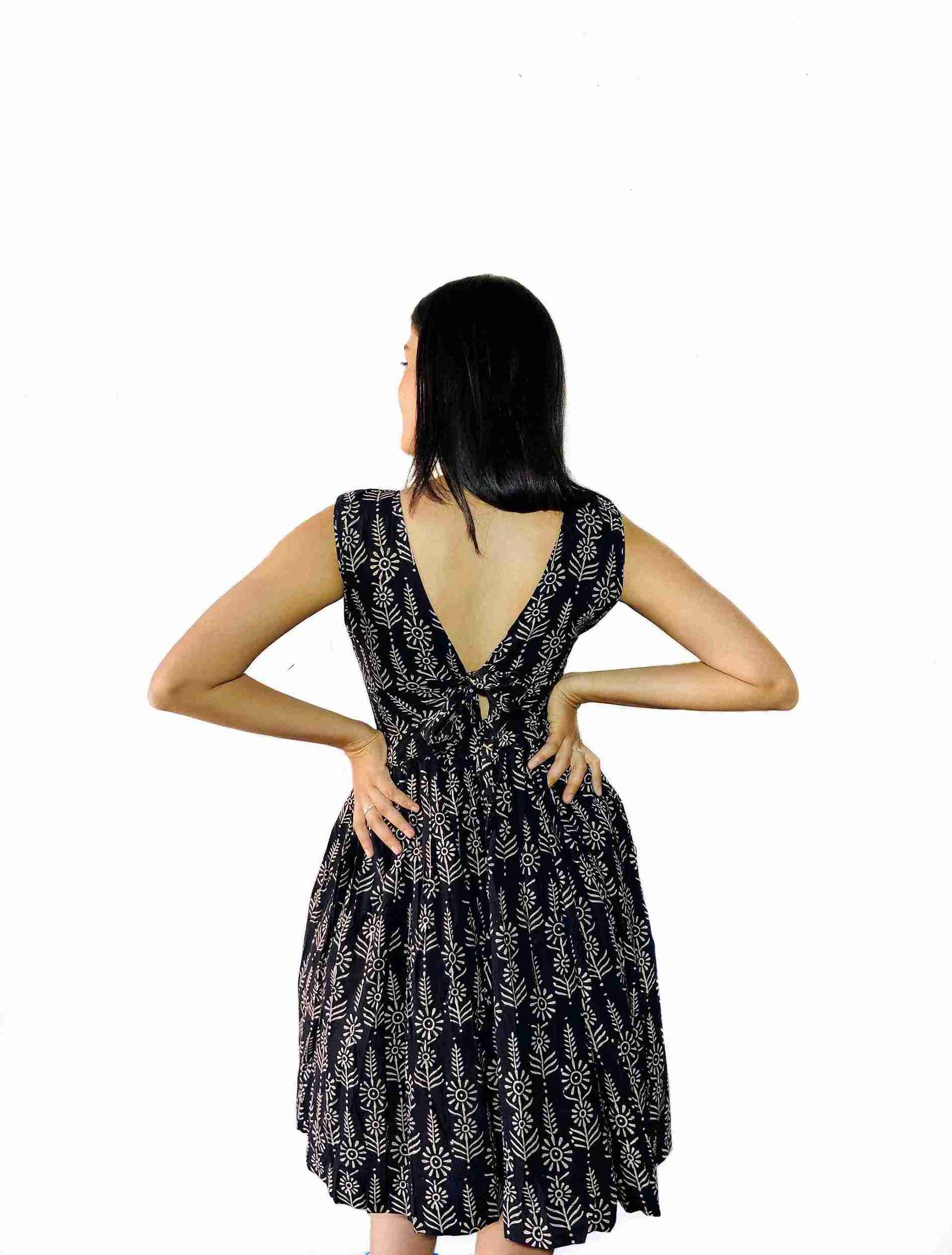 Dusk in Rust Bloom Dress