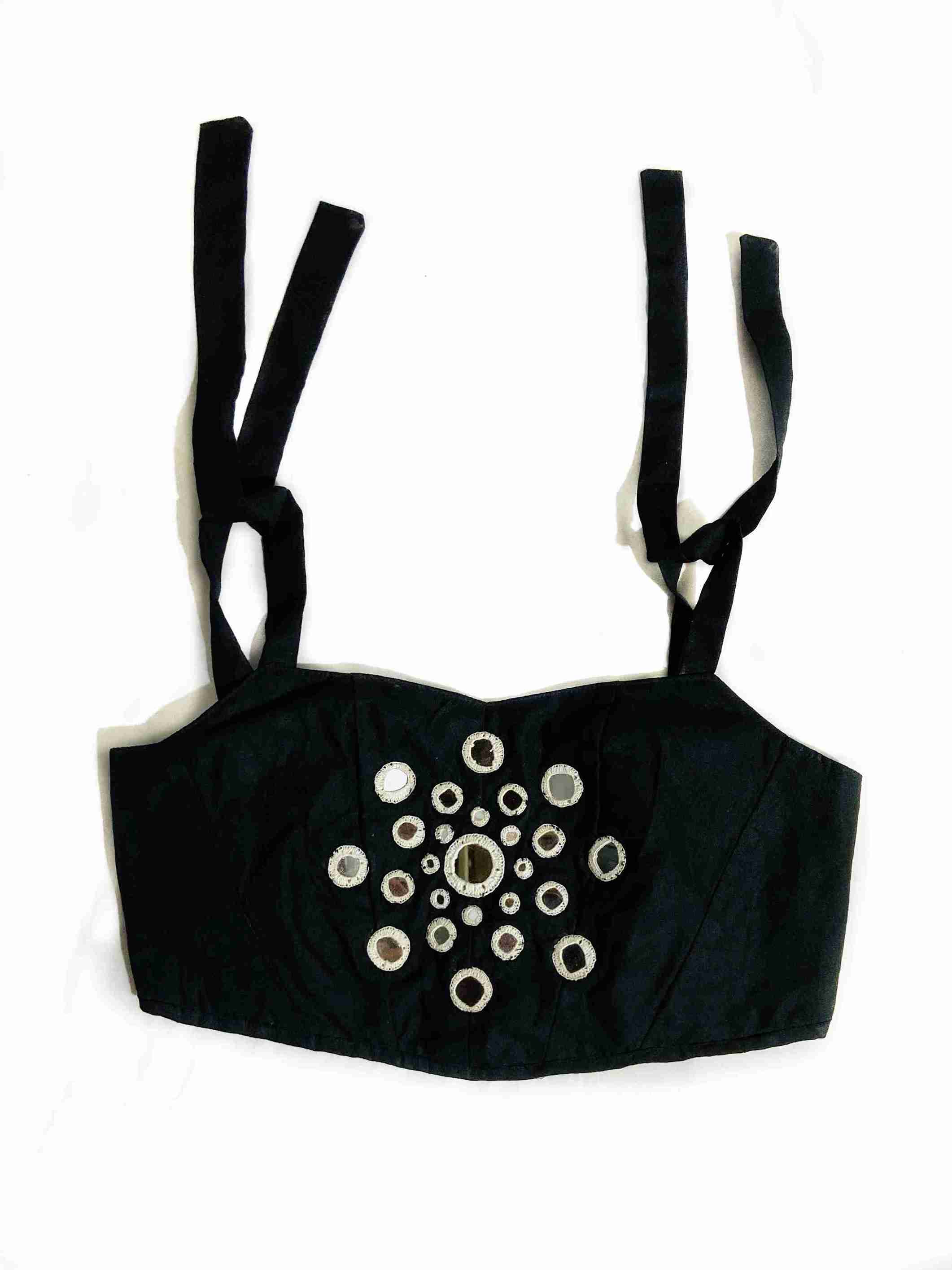 Midnight Mirrorwork Corset