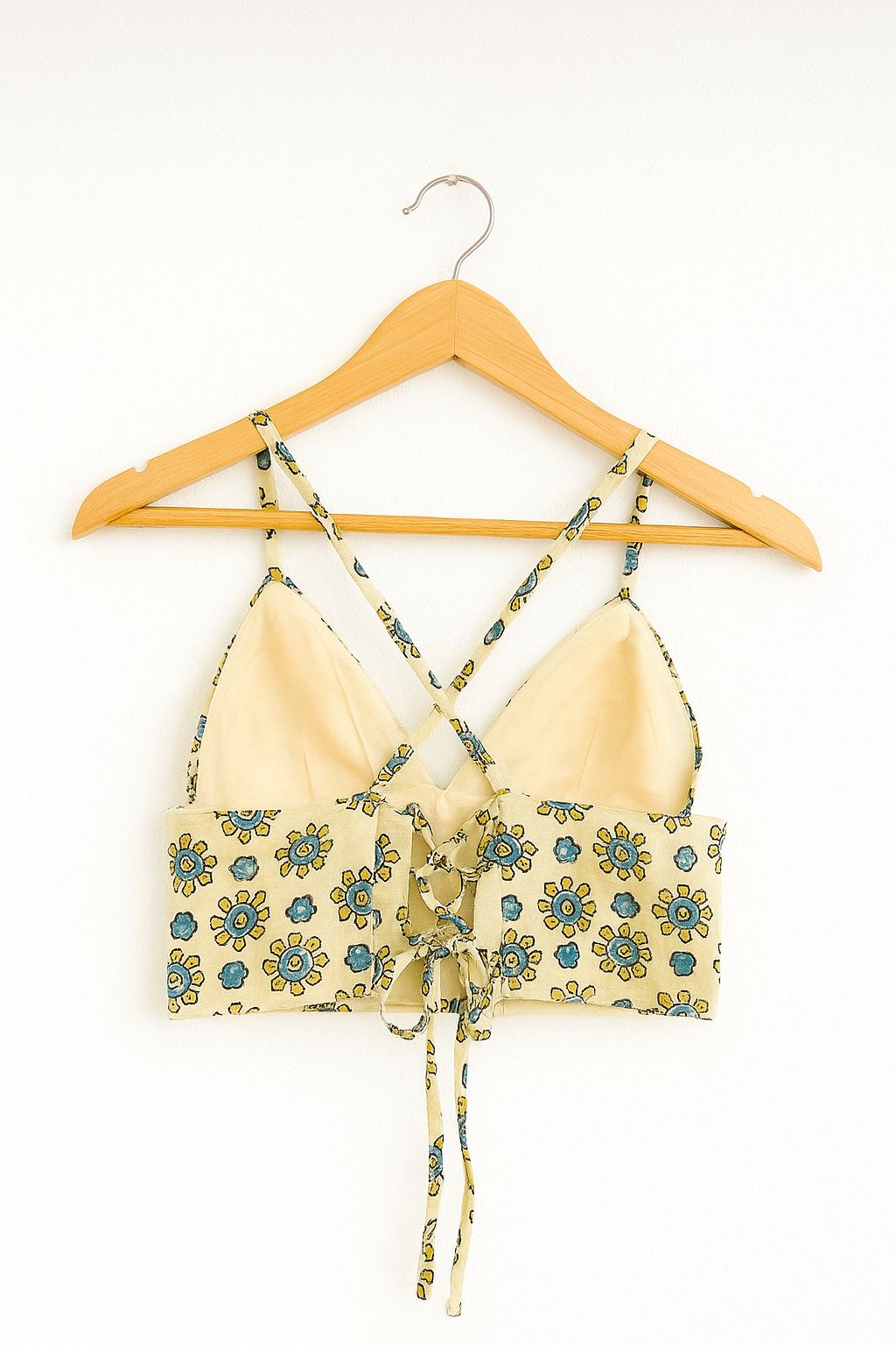 Sunny Bloom Handcrafted Cotton Bralette