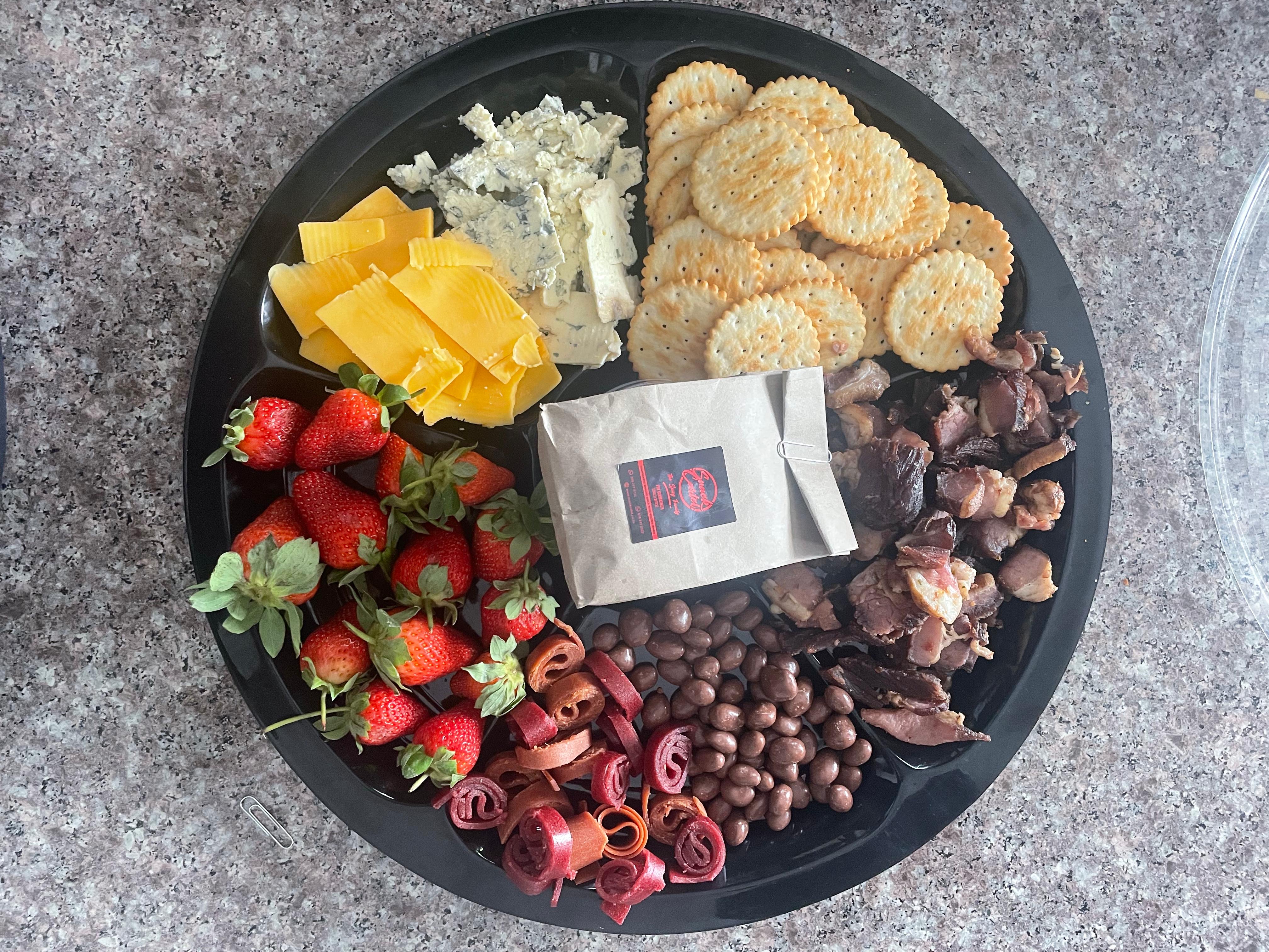 Stawberry n Cheese platter