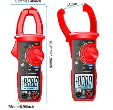 SIGMA AC Clamp Meter MTQ 677 TRMS, Current Upto 400 A AC Digital Multimeter (Red 4000 Counts)