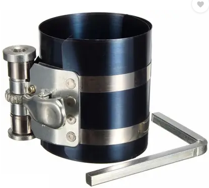 FIXKIT 4 inch Band Ratchet Installer Tool Car Engine Piston Rings Compressor 175mm Lever Tool  (16 cm)