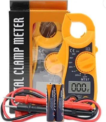 Gadariya King MT87 Digital Clamp Meter Electronic Tester Pocket Clamping Meter Measuring AC/DC Digital Multimeter  (20000 Counts)