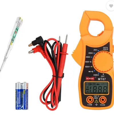 Gadariya King MT87 Digital Clamp Meter Electronic Tester Pocket Clamping Meter Measuring AC/DC Digital Multimeter  (20000 Counts)