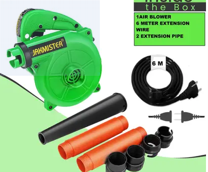 600 W HOME BLOWER DUST CLEANER VACUUM + 6 METER WIRE + 2 EXTENSION PIPE Forward Curved Air Blower