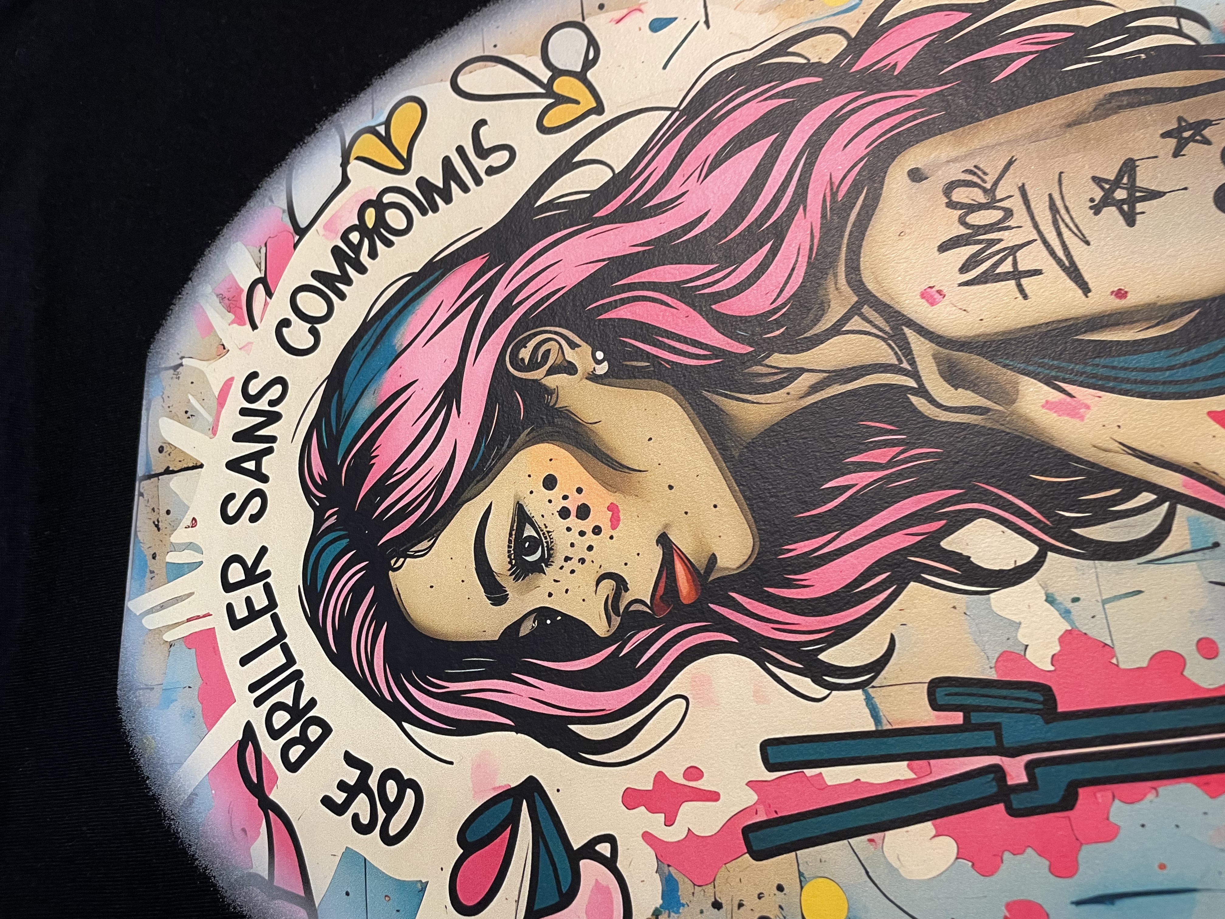 T-shirt 'Ose briller sans compromis'