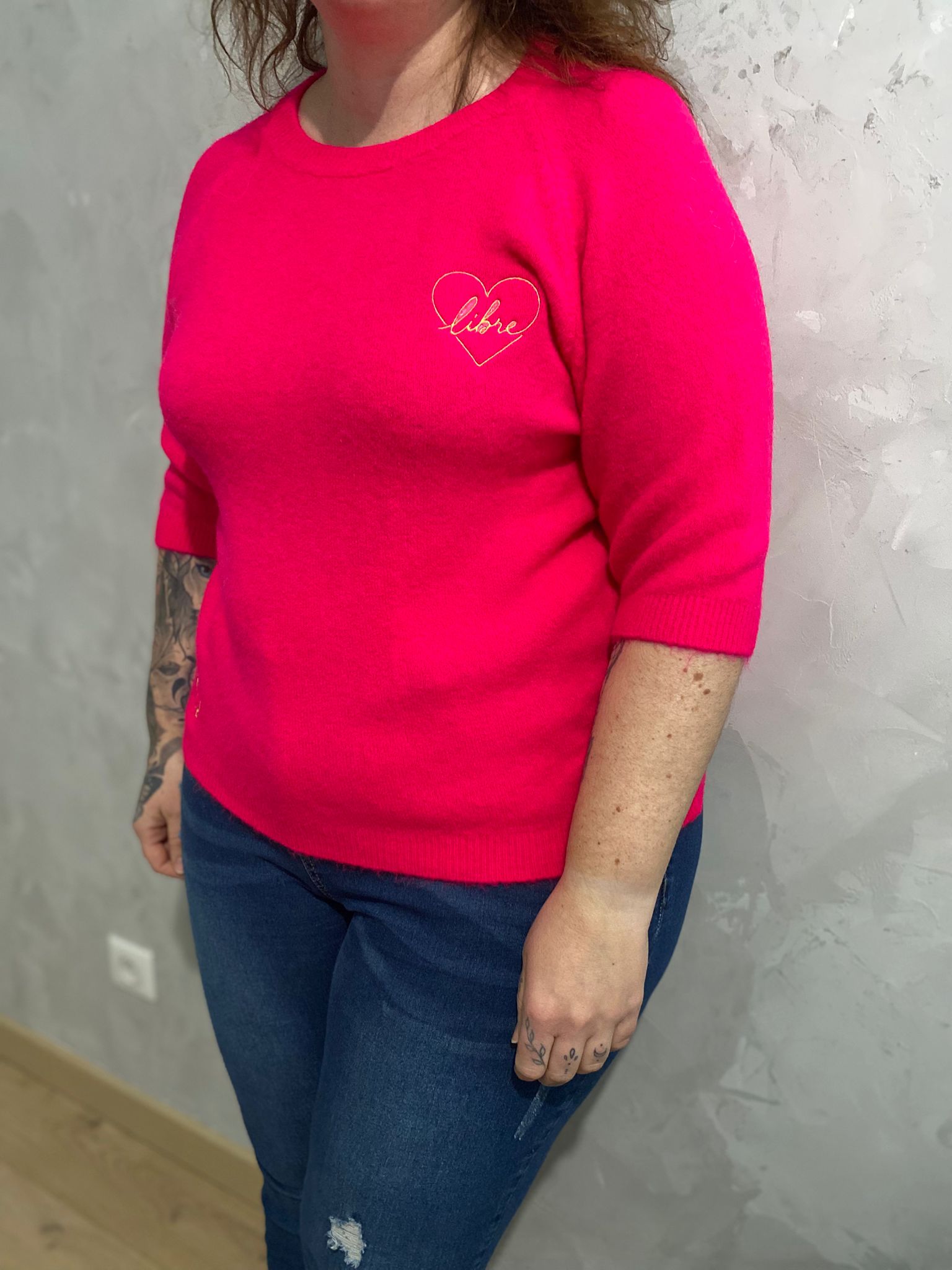 Pull baby alpaga très doux manches 3/4