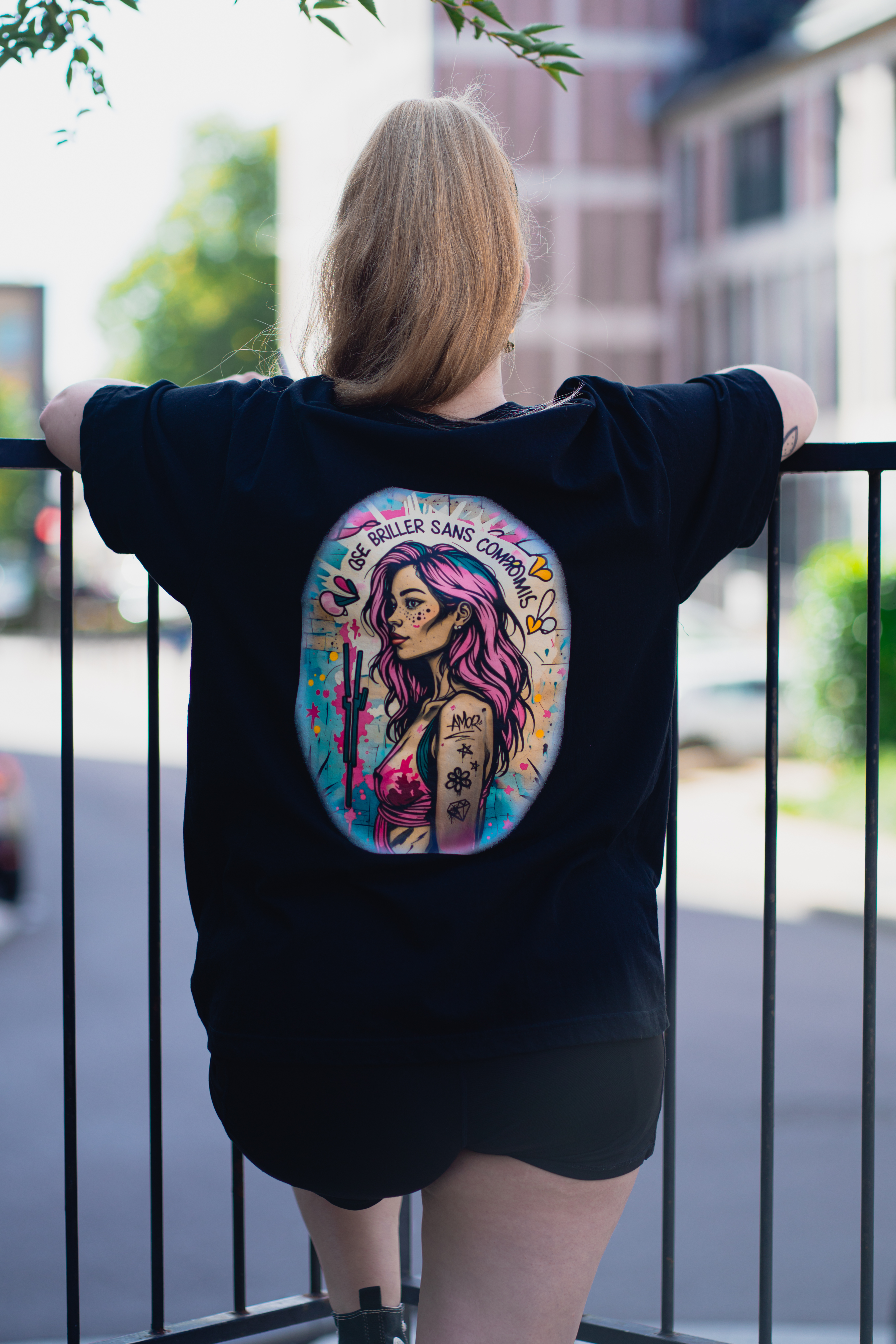 T-shirt 'Ose briller sans compromis'