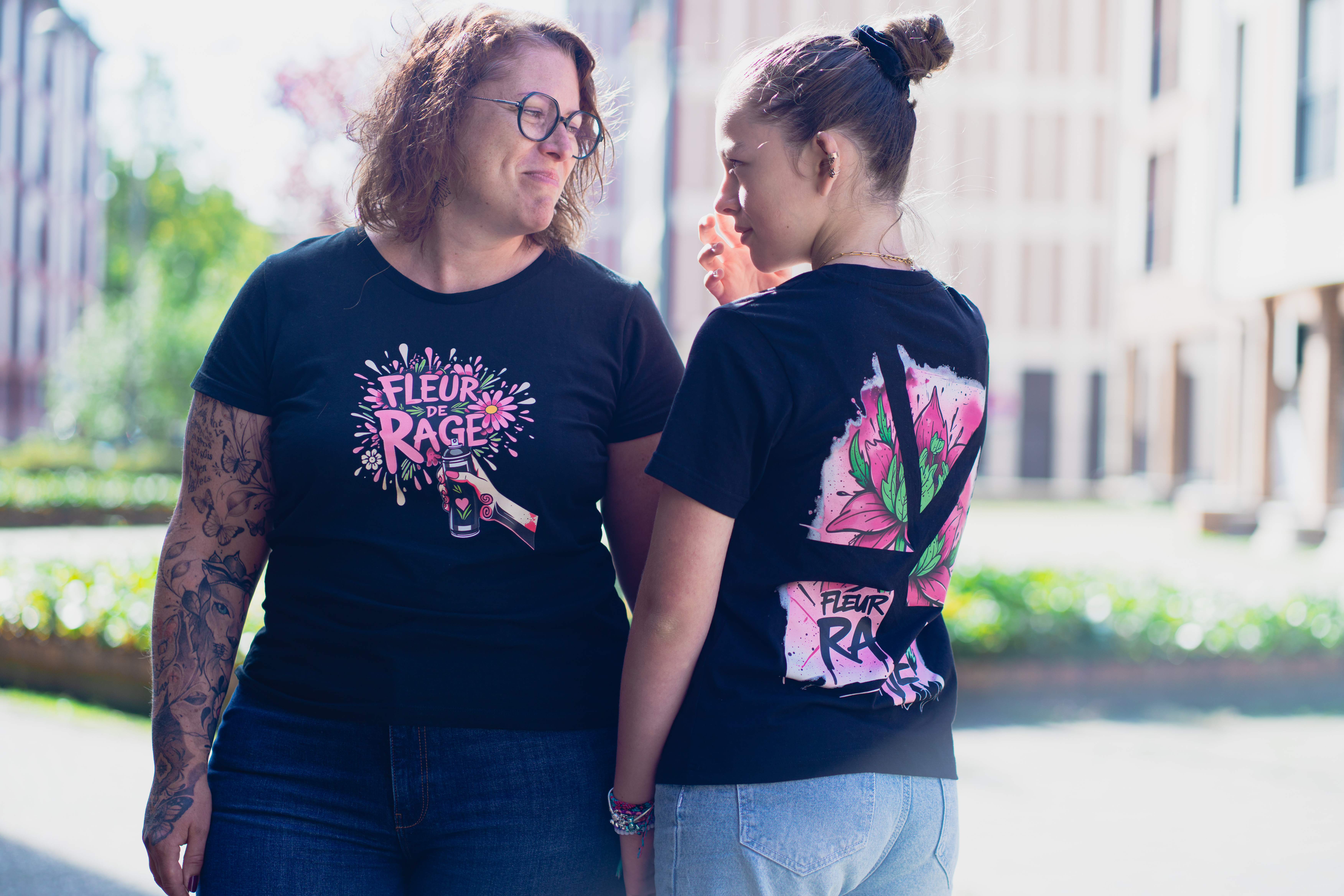 T-shirt 'Fleur de Rage'