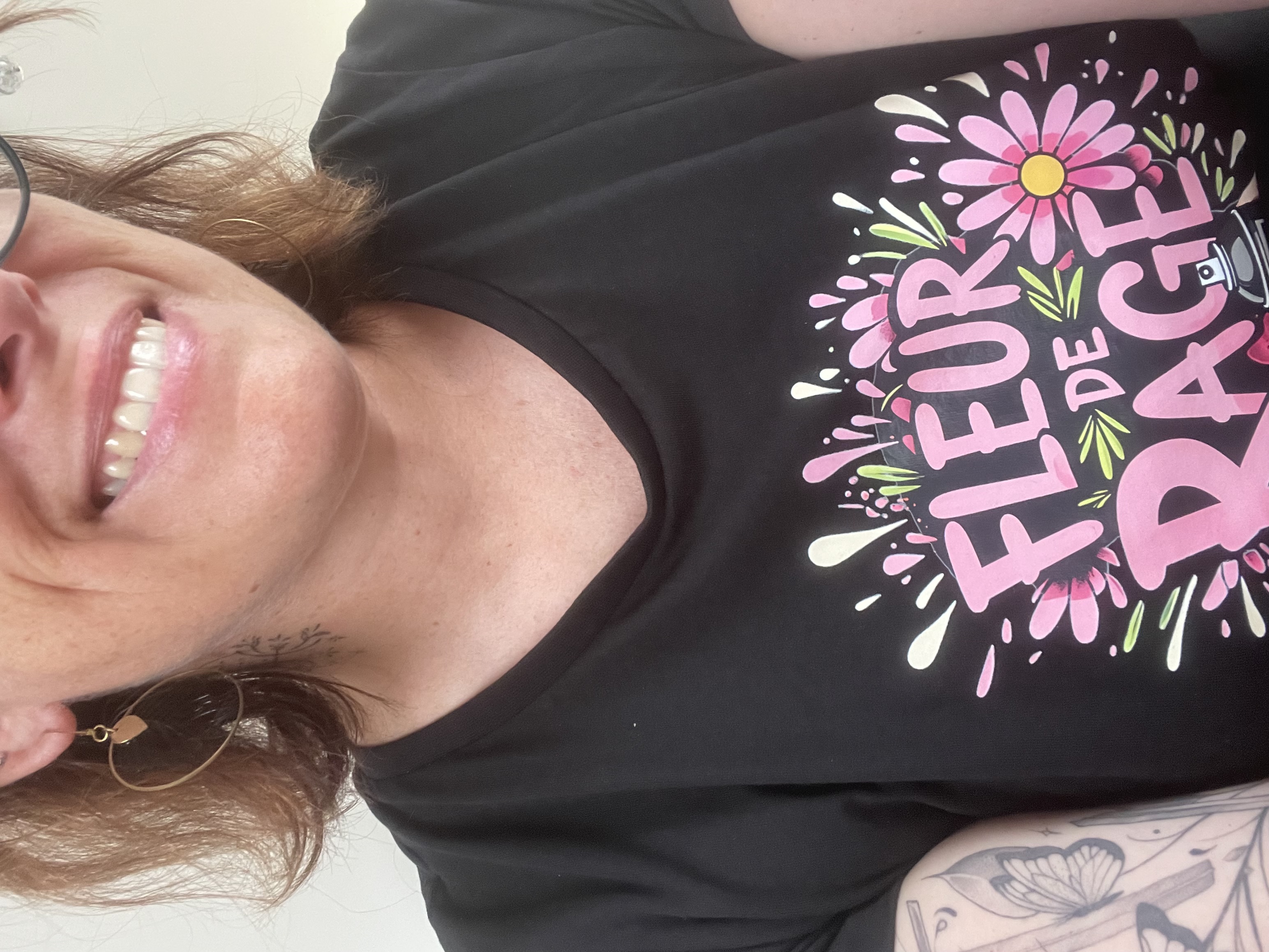 T-shirt 'Fleur de Rage'