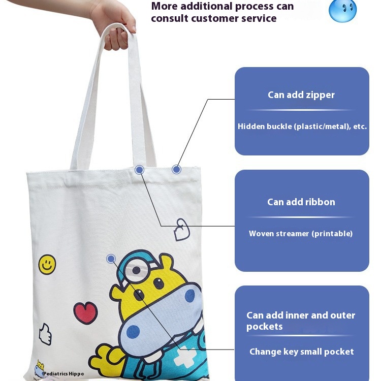 Chengdu Panda Canvas Tote Bags - Custom Printed Eco-Friendly Promotional Gift Bags