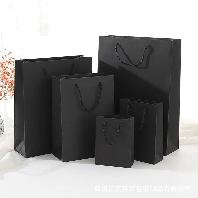 Paper bag wholesale handbag paper bag takeaway milk tea packaging bag clothing gift packaging bag printing logo