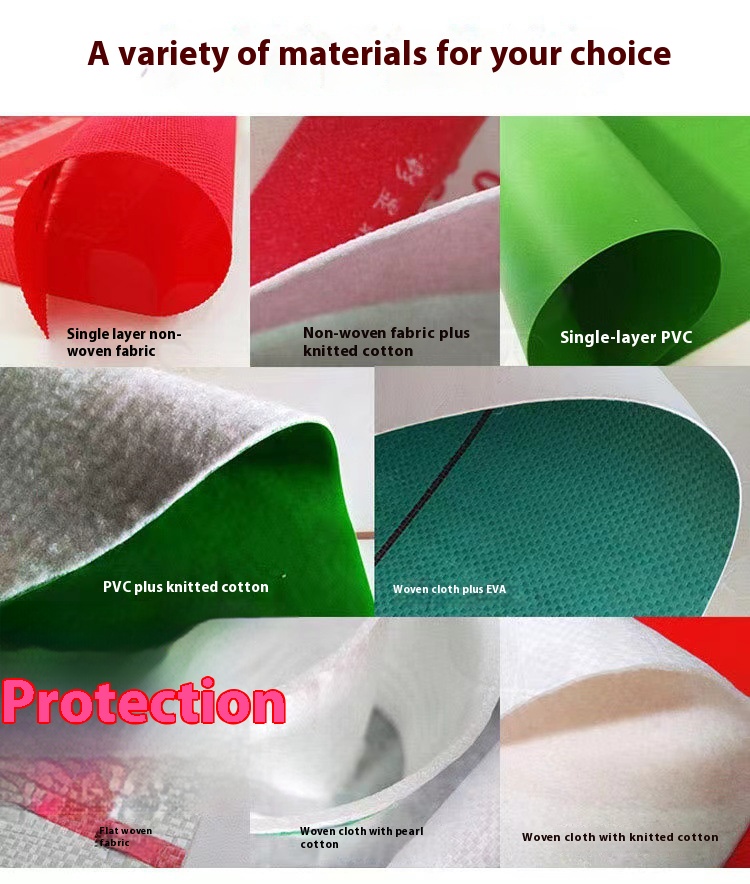 Ground protection film customized construction floor tiles wood floor tiles eva woven cloth pvc Ground film wholesale