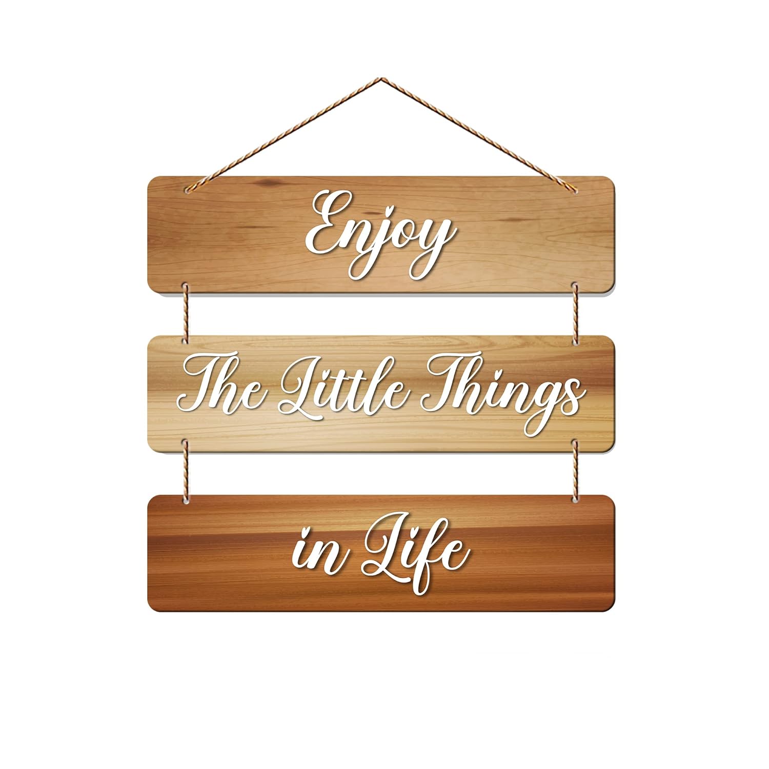 ENJOY LITTLE THINGS IN Life Wall Hanging, Set of 3 Frames