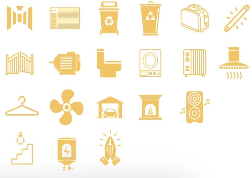 Transparent Stickers for Room Switches