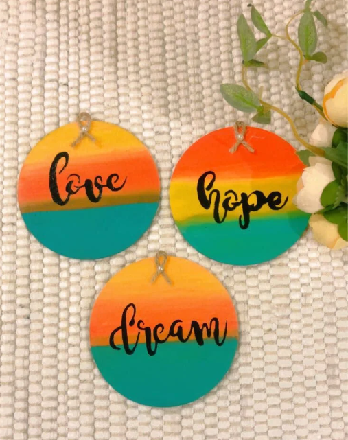 Magnet Set of 3 - Love, Hope and Dream