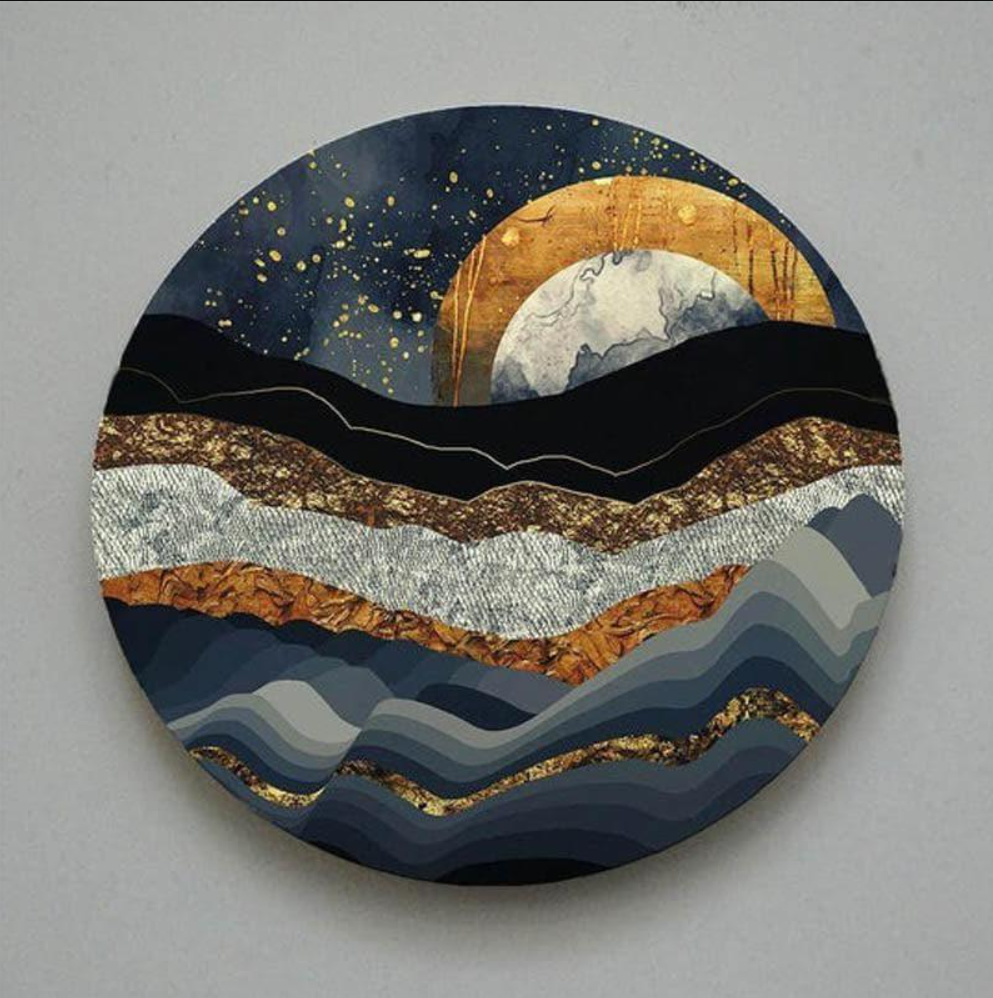 Painting Set of 3- Night Dream