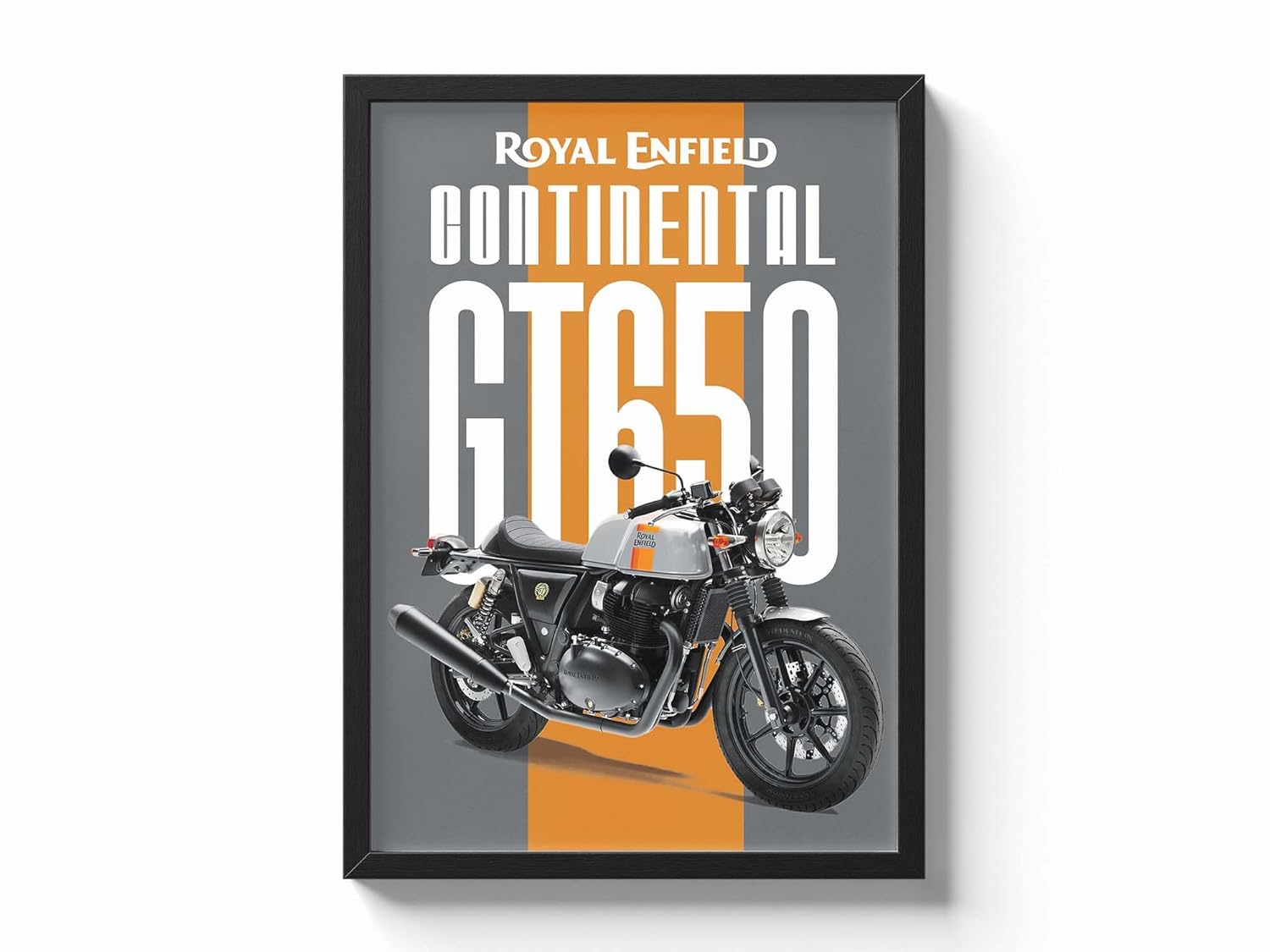 Royal Enfield Continental GT Framed Poster A4