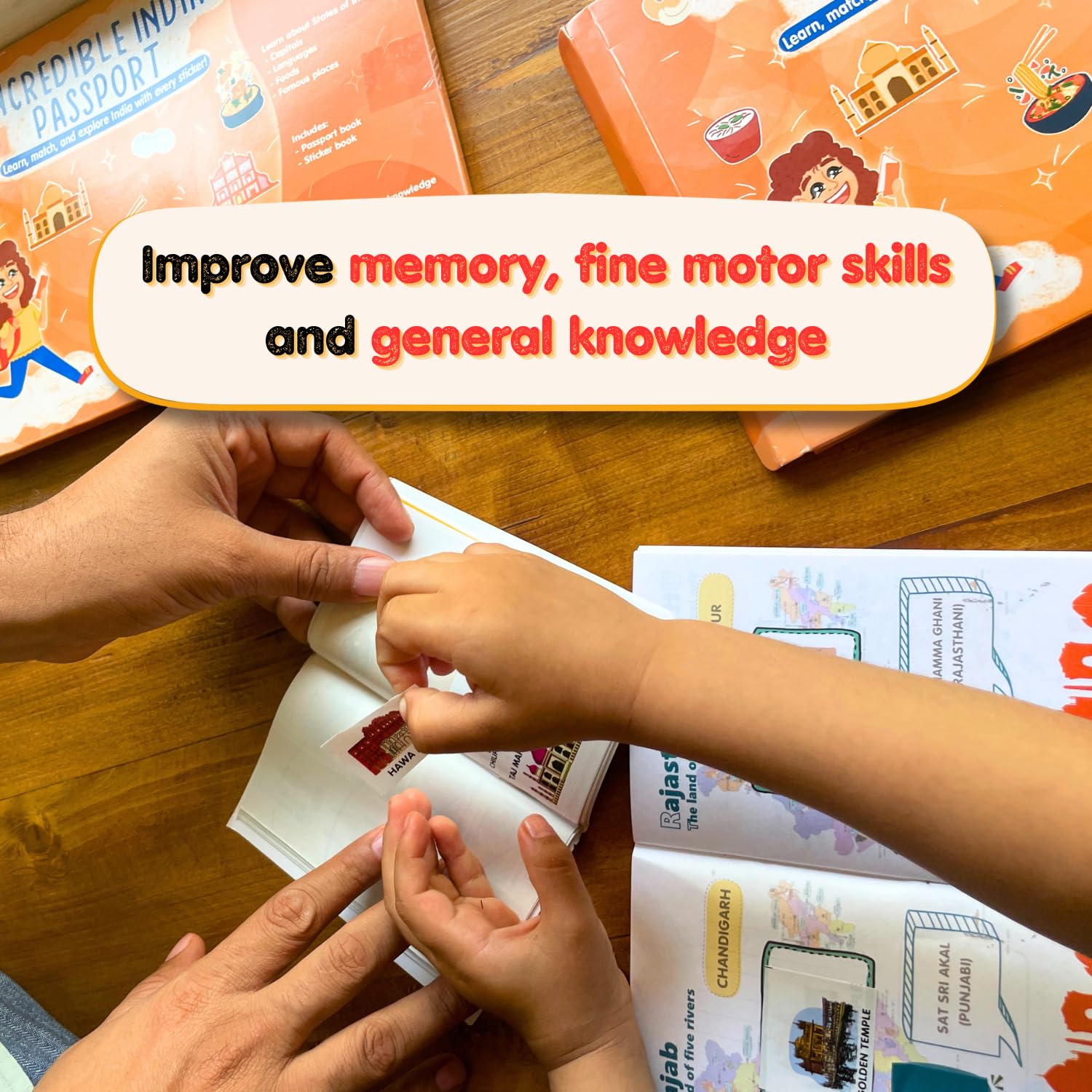 Kids Passport Game- Covering all Indian States for kids aged 5-11 years old 