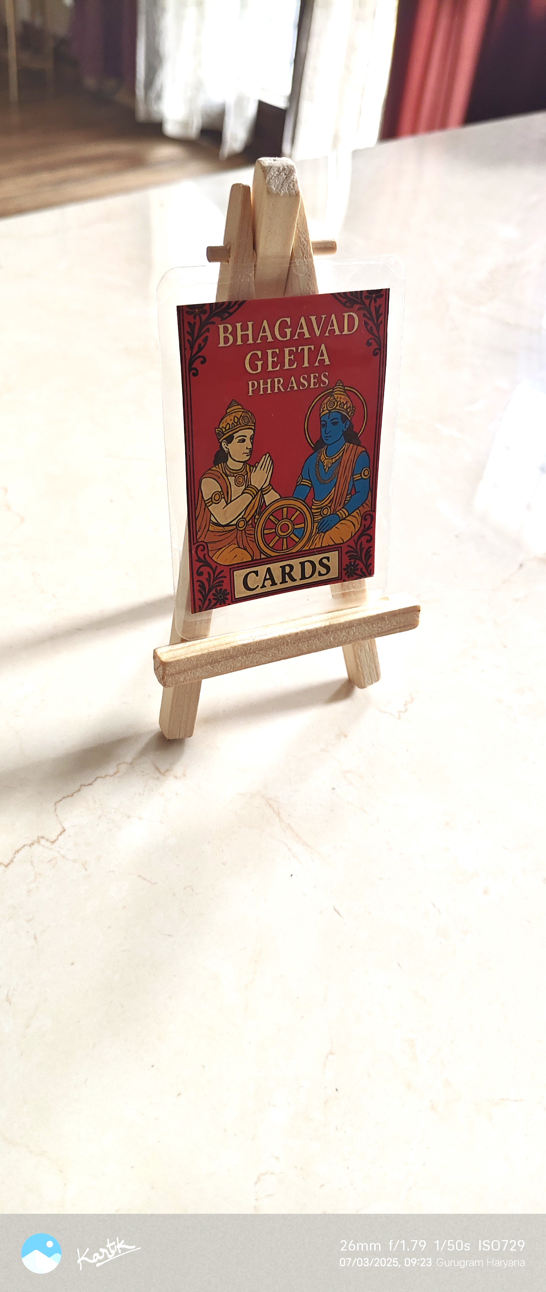 Geeta Shlok Cards to help you when you Feel Low !