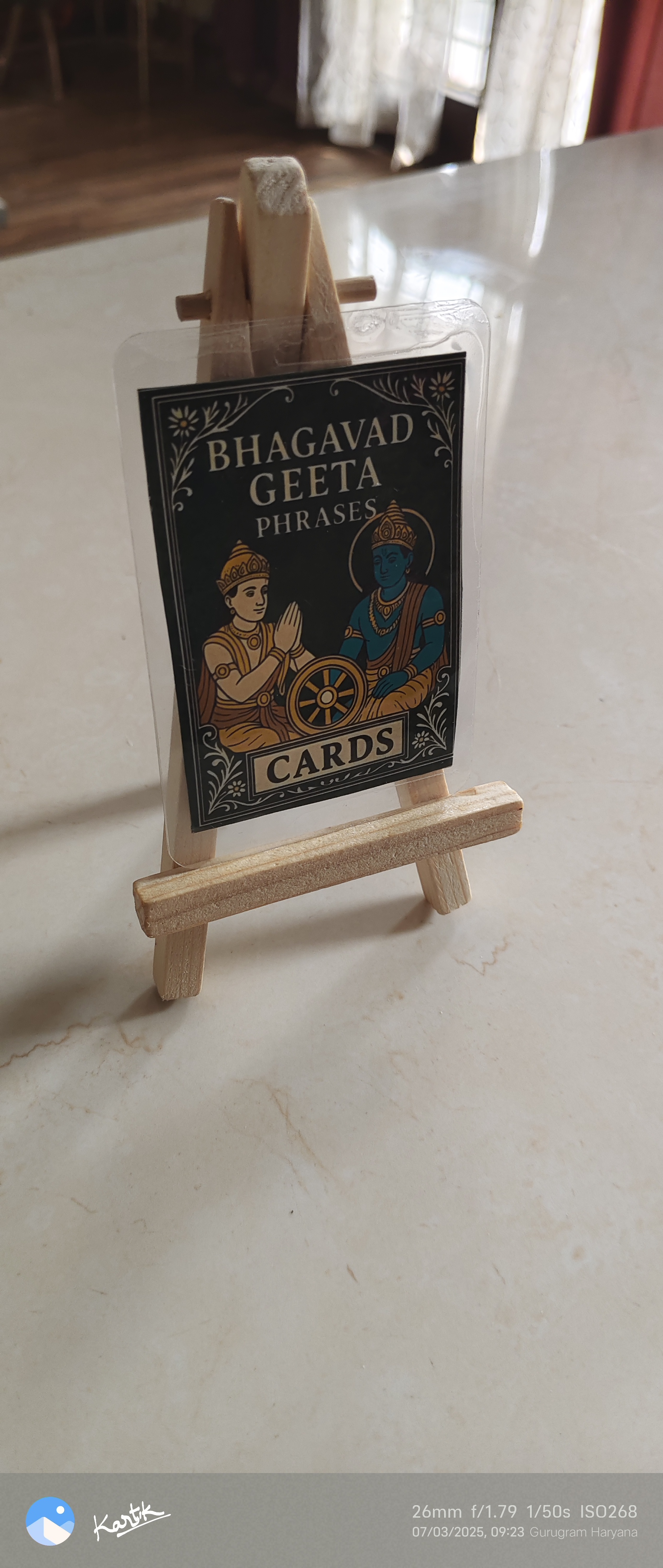 Geeta Shlok Cards to help you when you Feel Low !