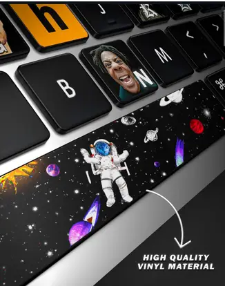 WATERPROOF CUSTOM FUNNY KEYBOARD STICKER/VINYL  FOR YOUR LAPTOP ( Pack of 25 )