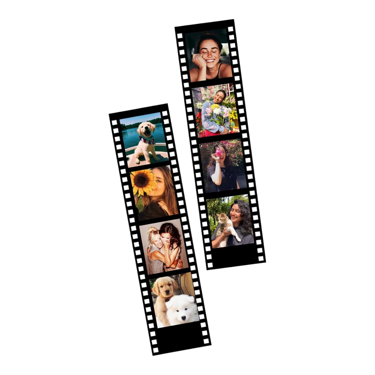 Personalised Black Photobooth Strips - Memories in Frames 9 Strip Collection