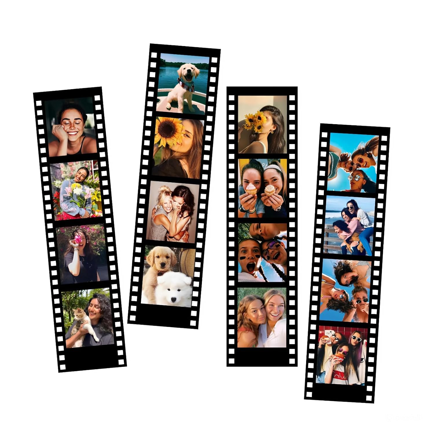 Personalised Black Photobooth Strips - Memories in Frames 9 Strip Collection