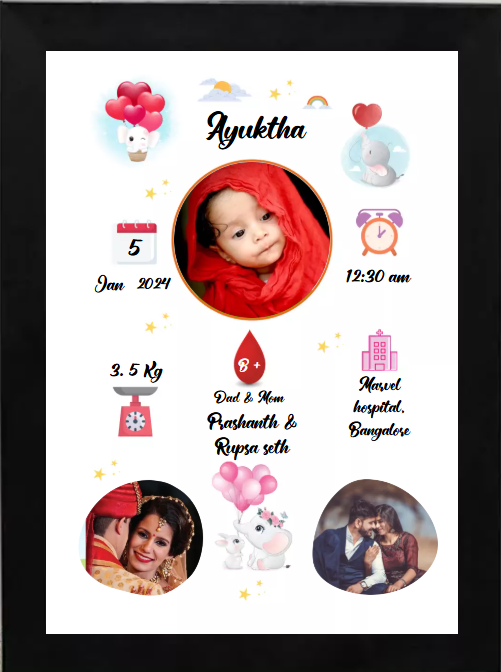 NEW BORN BABY FRAME 1