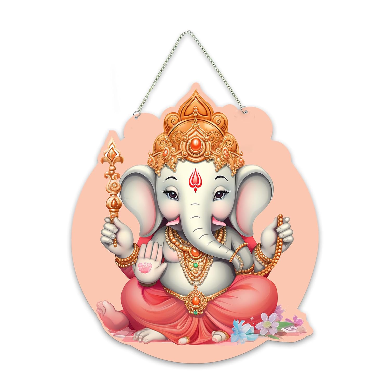 Spiritual Mantra Decorative Wall Hanging Best For Home Décor | Living Room | Dining Room | Children Room - MDF Wood Wall Hangings for Pooja Room Decor 