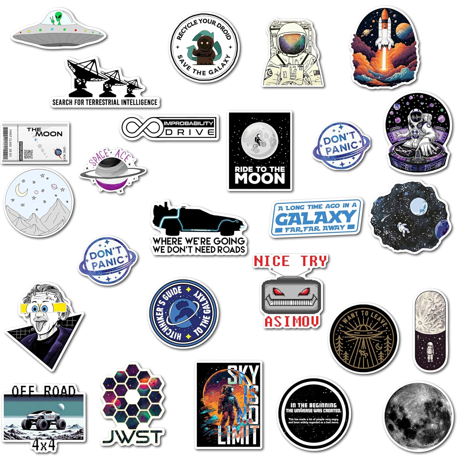 Cosmic Wonders Space Magnets - Iconic Designs for Astronomy Enthusiasts, Unique Magnets for The Young Space Fans (Set of 27)