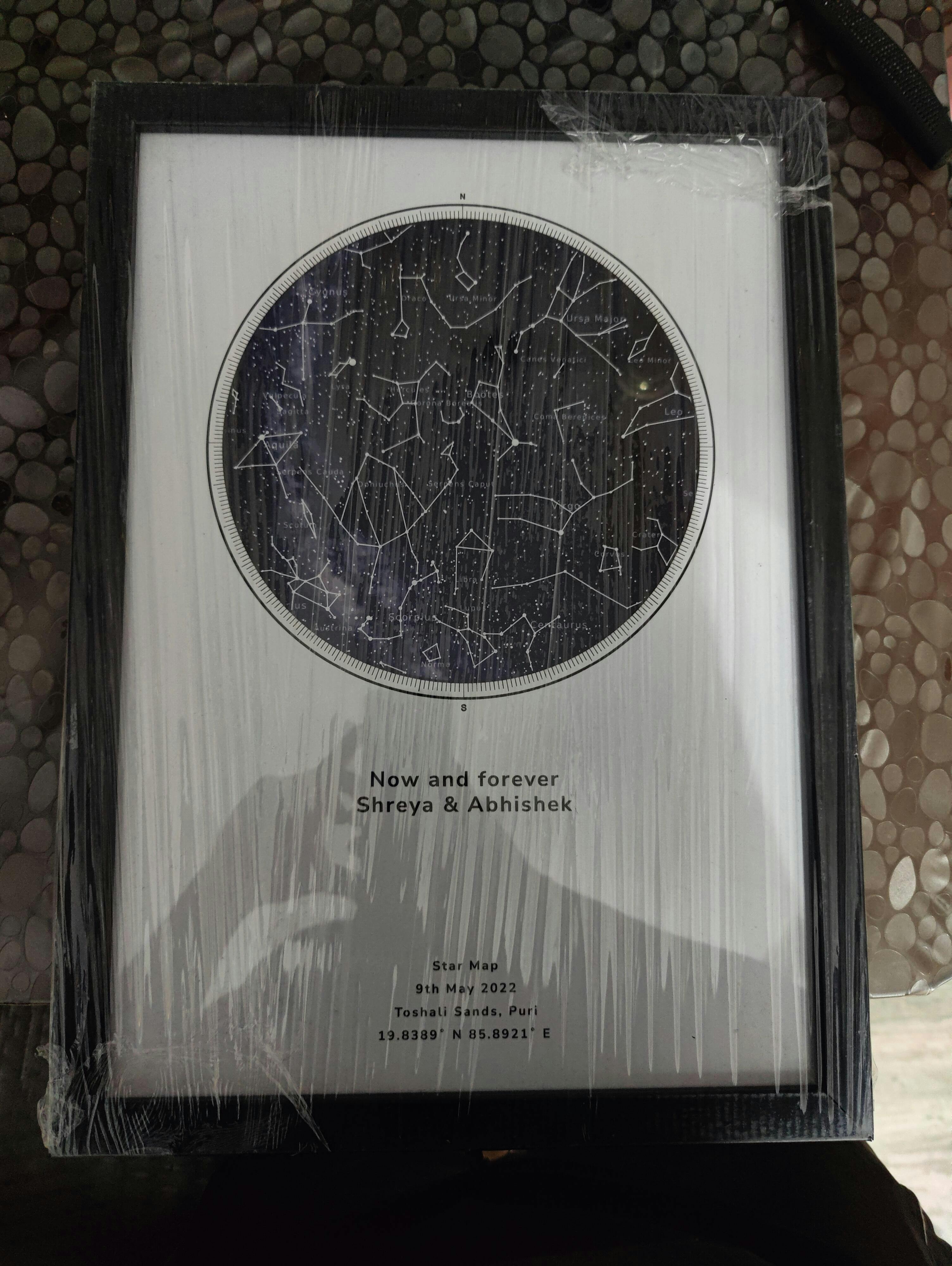 Star Map Customized Frame
