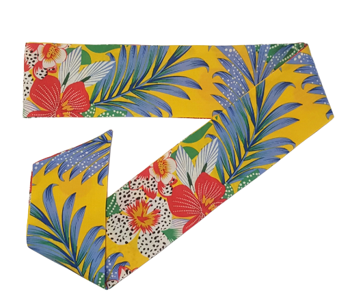 Yellow Tropical print