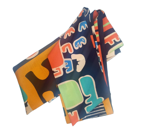 Vibrant mosaic print