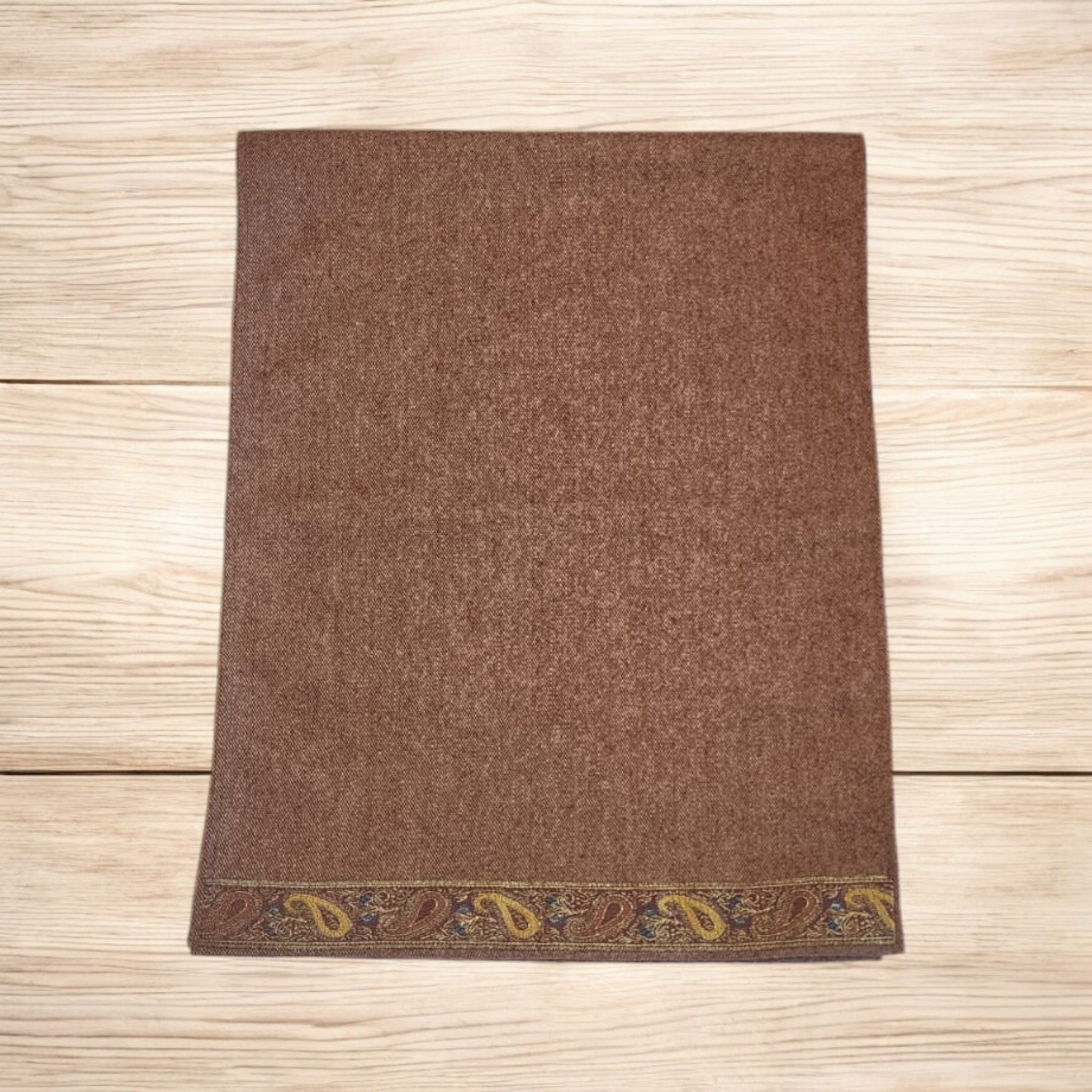 Thin woolen cashmere print