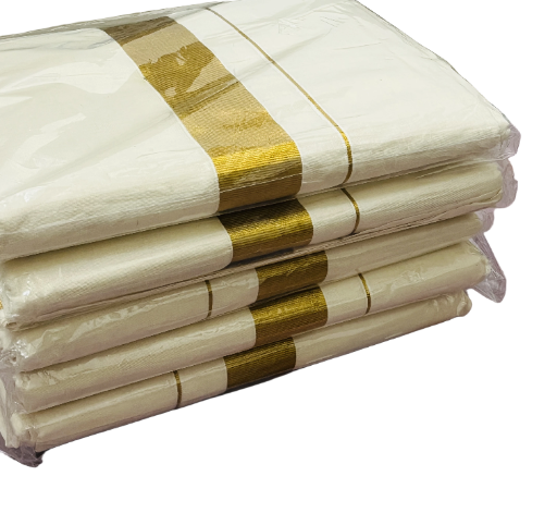 Traditional Kerala Kasavu Saree