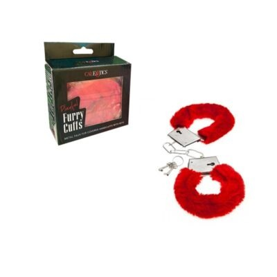 FURRY CUFFS RED