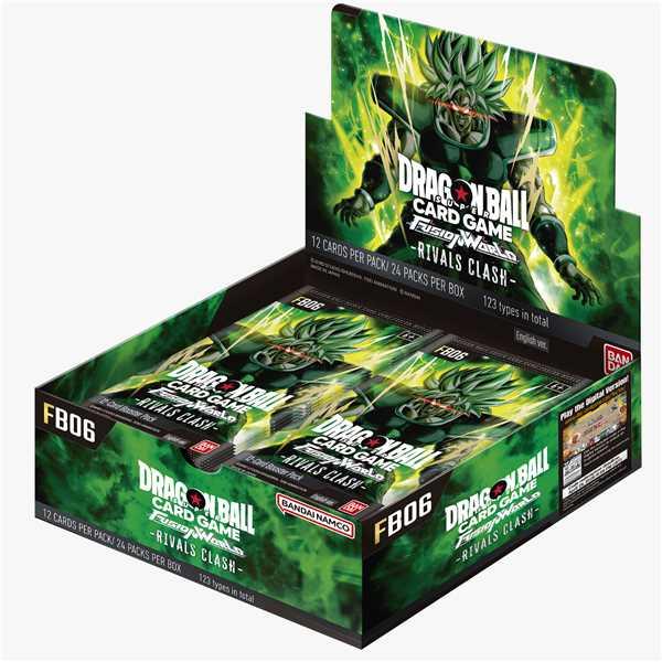 Dragon Ball Super CG Fusion World - Boîte de 24 Boosters - FB06 Rivals Clash