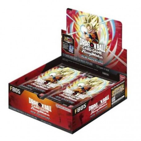 Anglais Boîte de 24 Boosters Dragon Ball Super CG Fusion World - FB05 : New Adventure