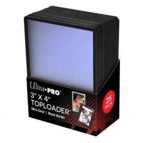 Ultra Pro - 3 X 4 Black Border Toploader 25ct