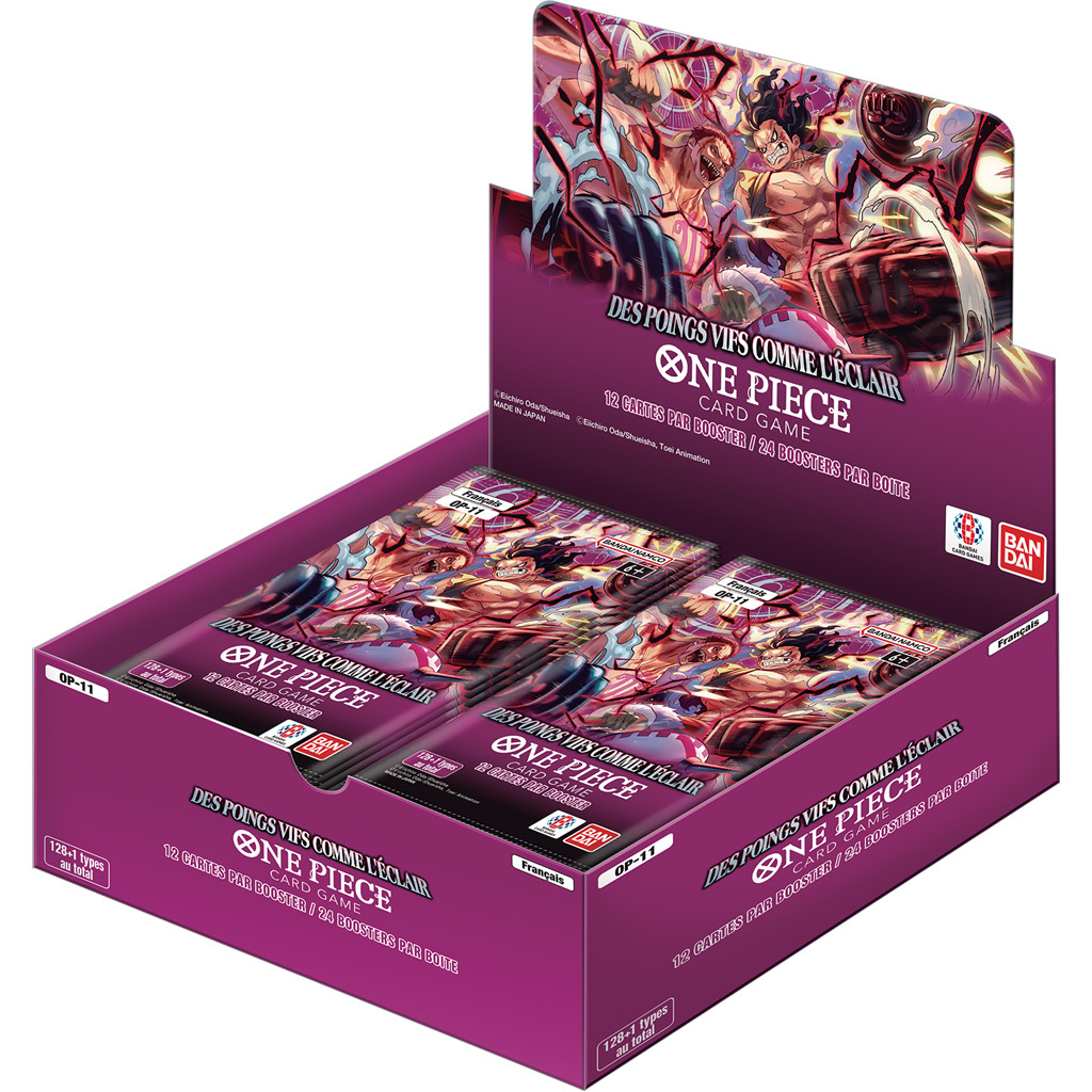 One Piece Card Game - Des poings vifs comme l'éclair - Boite de 24 Boosters FR