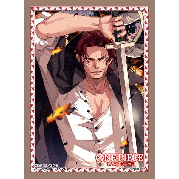 Official Card Sleeves 10 Shanks - ONE PIECE Card Game 70 sleeves