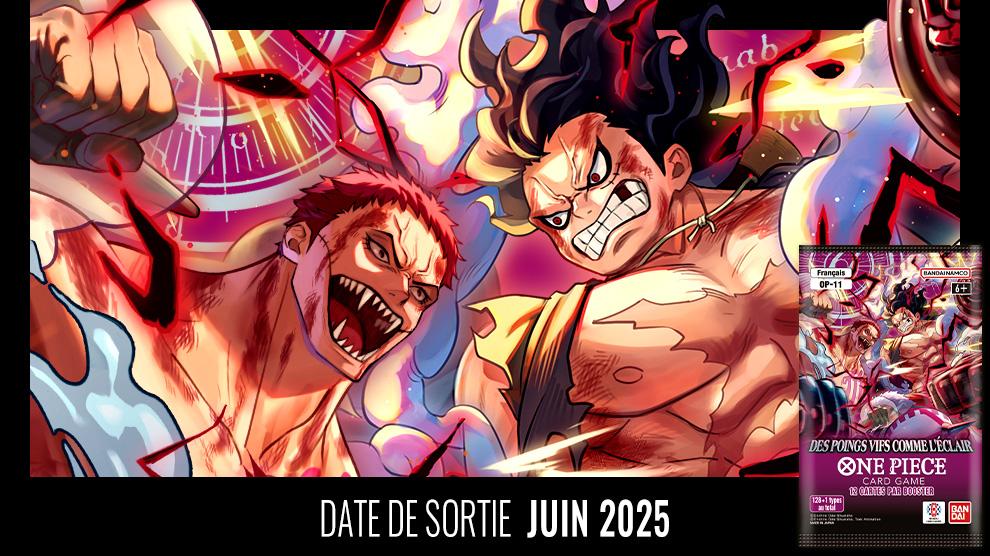One Piece - Carton de 24 Boosters sous blisters - OP11 Des poings vifs comme l'éclair