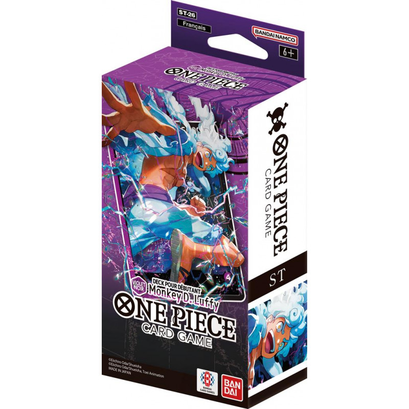 Deck de Démarrage One Piece Card Game - ST-26 : Purple/Black Monkey.D.Luffy FR