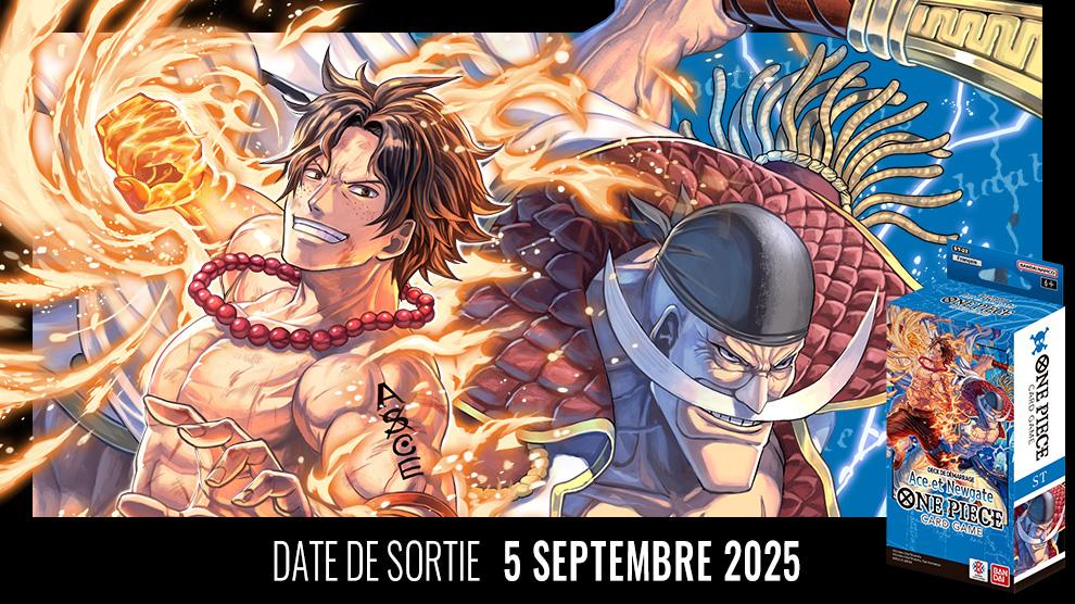  One Piece CG - Deck de Démarrage - ST22 Ace et Newgate FR