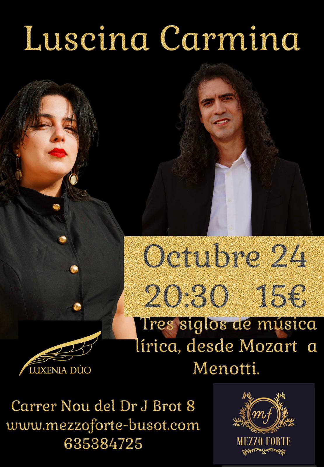 Tres Siglos de música, de Mozart a Menotti